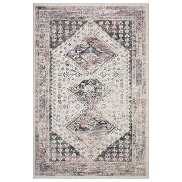 Dalyn Rug Company Jericho Bohemian 10" Round Pearl Indoor/Outdoor Area Rug, , large