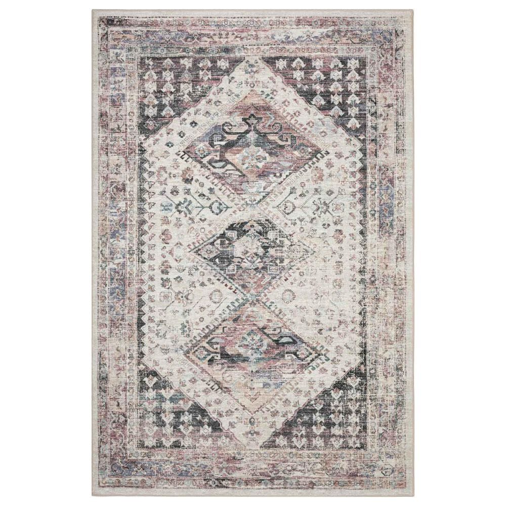 Dalyn Rug Company Jericho Bohemian 10" Round Pearl Indoor/Outdoor Area Rug, , large