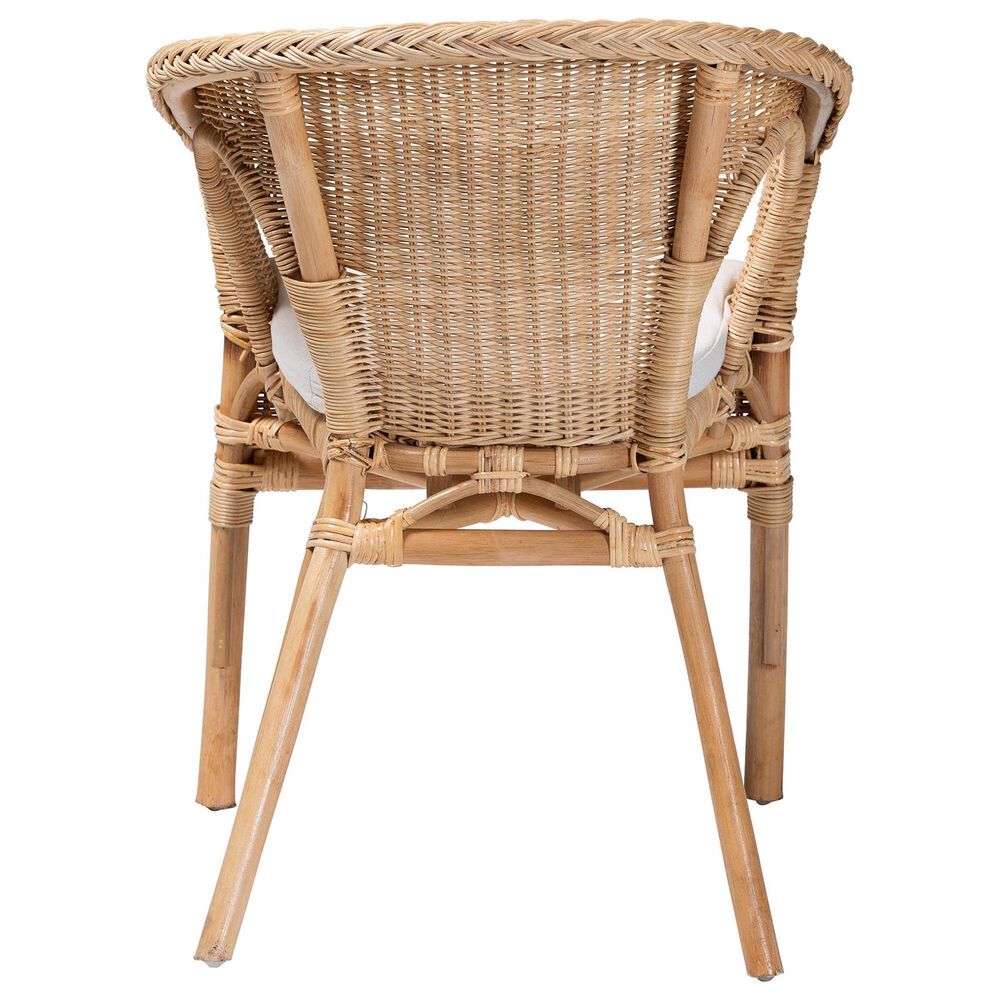 Baxton Studio Abbey Arm Chair in Natural, , large