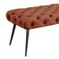 Coaster Ella Accent Bench in Rust, , large