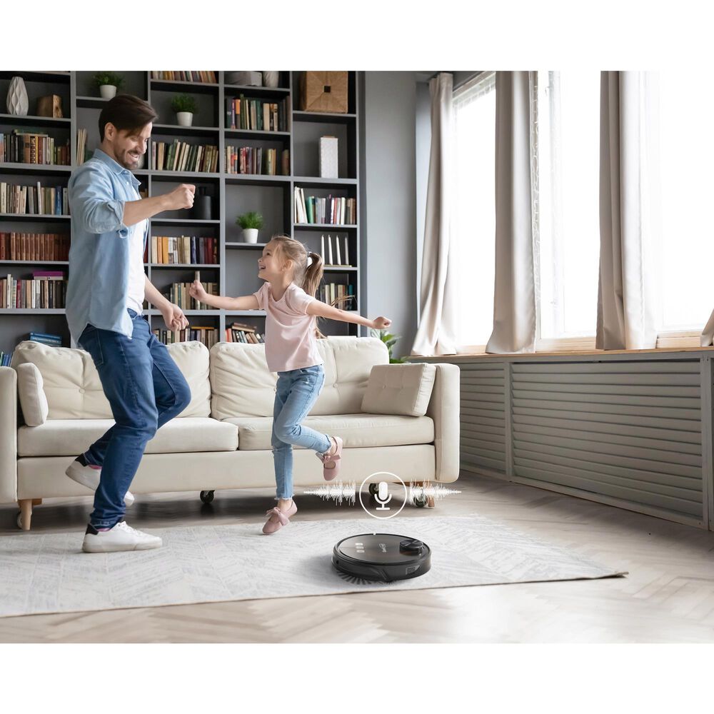 HOMLUX L8 Smart Robot Vacuum Cleaner and Mop in Black, , large