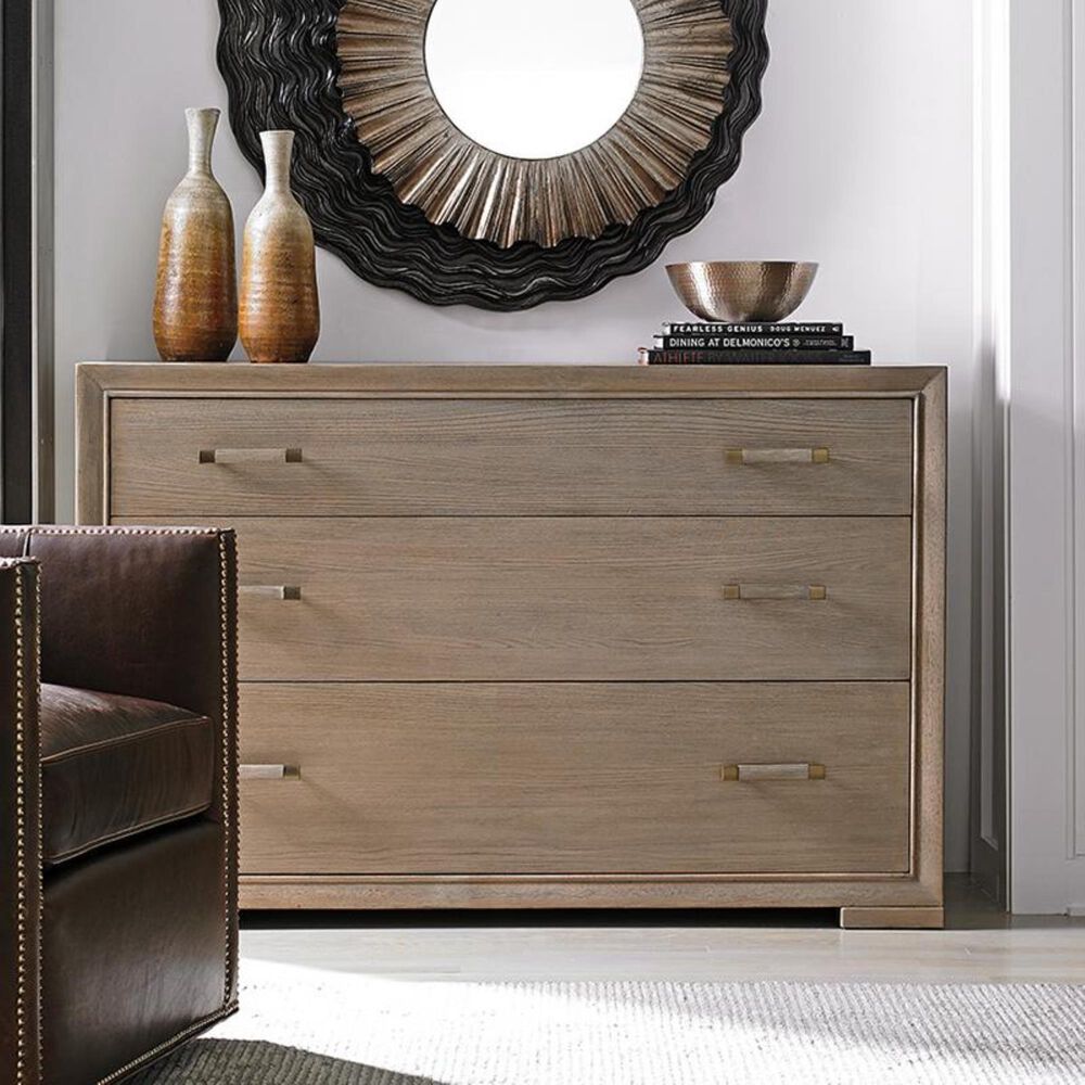 Lexington Furniture Shadow Play Barwick Hall Chest in Taupe and Gray, , large