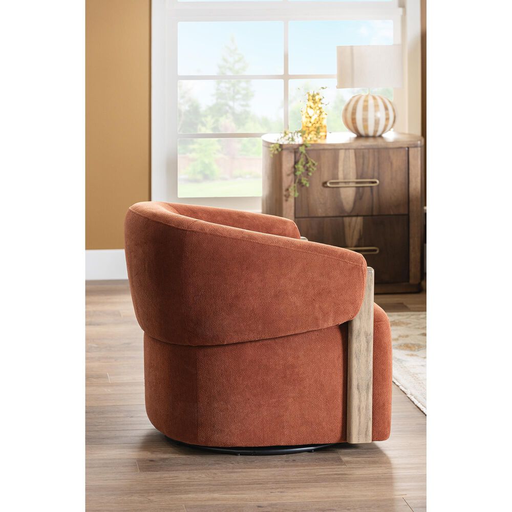 Simeon Collection Finley Tatum Accent Chair in Island Rust, , large