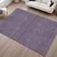 Dalyn Rug Company Soft Essentials Solid Plum 10" x 14" Area Rug, , large