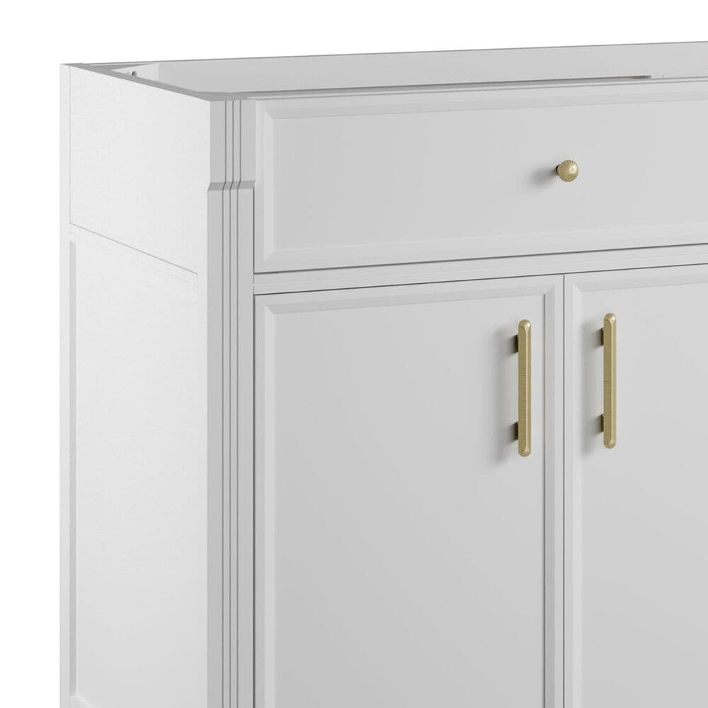 James Martin Bellshire 72" Double Bathroom Vanity Cabinet in Bright White, , large