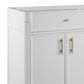 James Martin Bellshire 72" Double Bathroom Vanity Cabinet in Bright White, , large