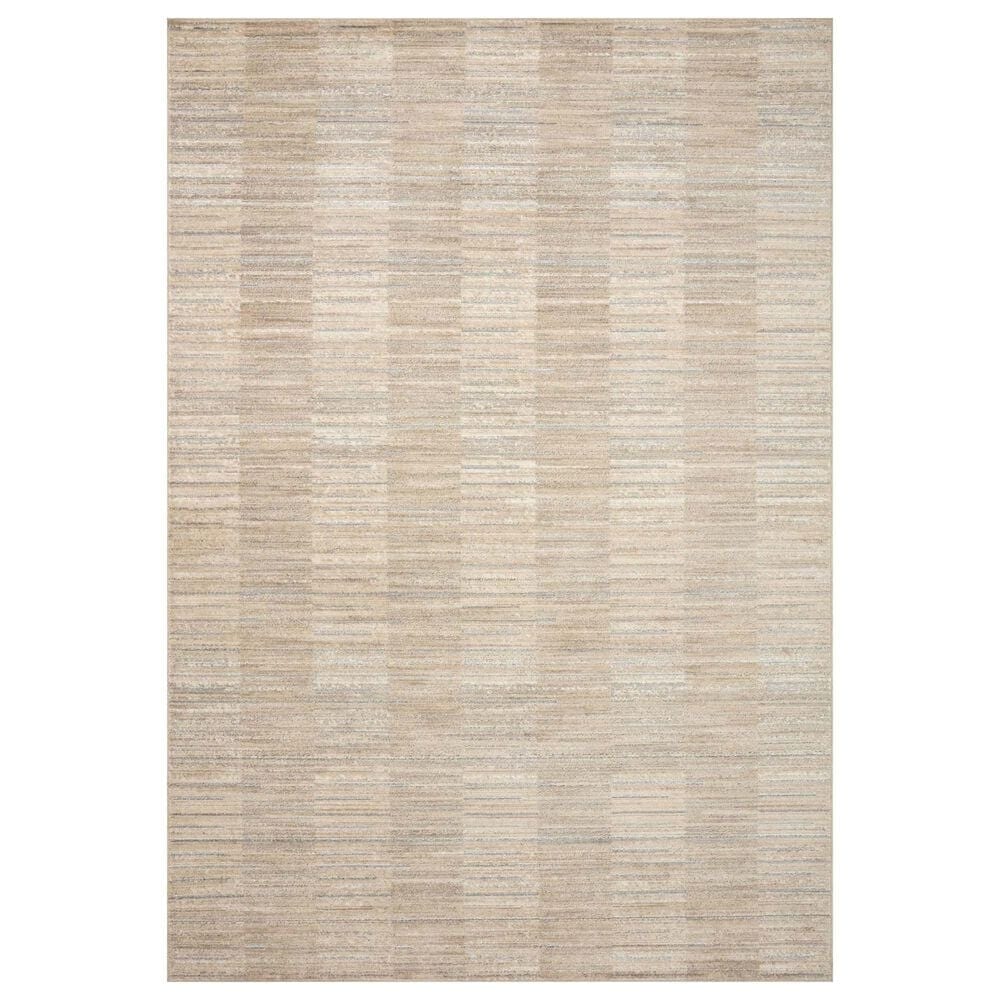 Loloi Arden 7"10" x 10" Natural and Pebble Area Rug, , large