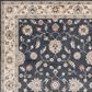 Central Oriental Minerva Maneli 5" x 7"3" Vintage Blue and Alabaster Area Rug, , large