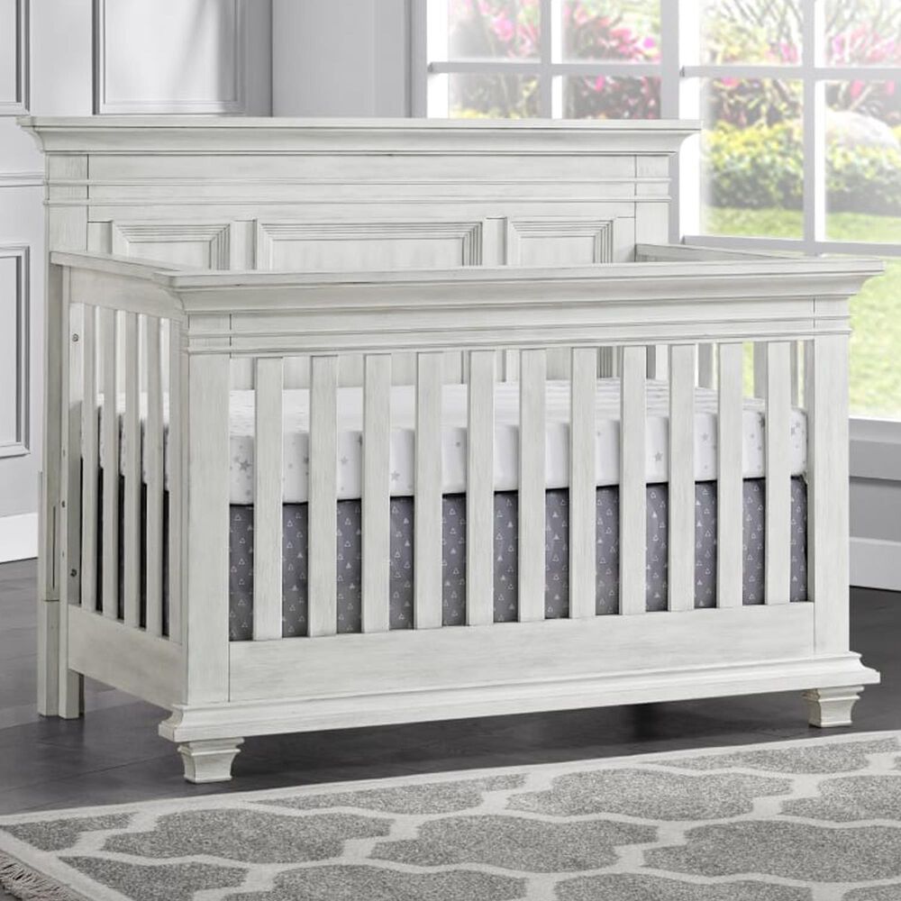 Oxford Baby Weston 4-In-1 Convertible Crib in Vintage White, , large
