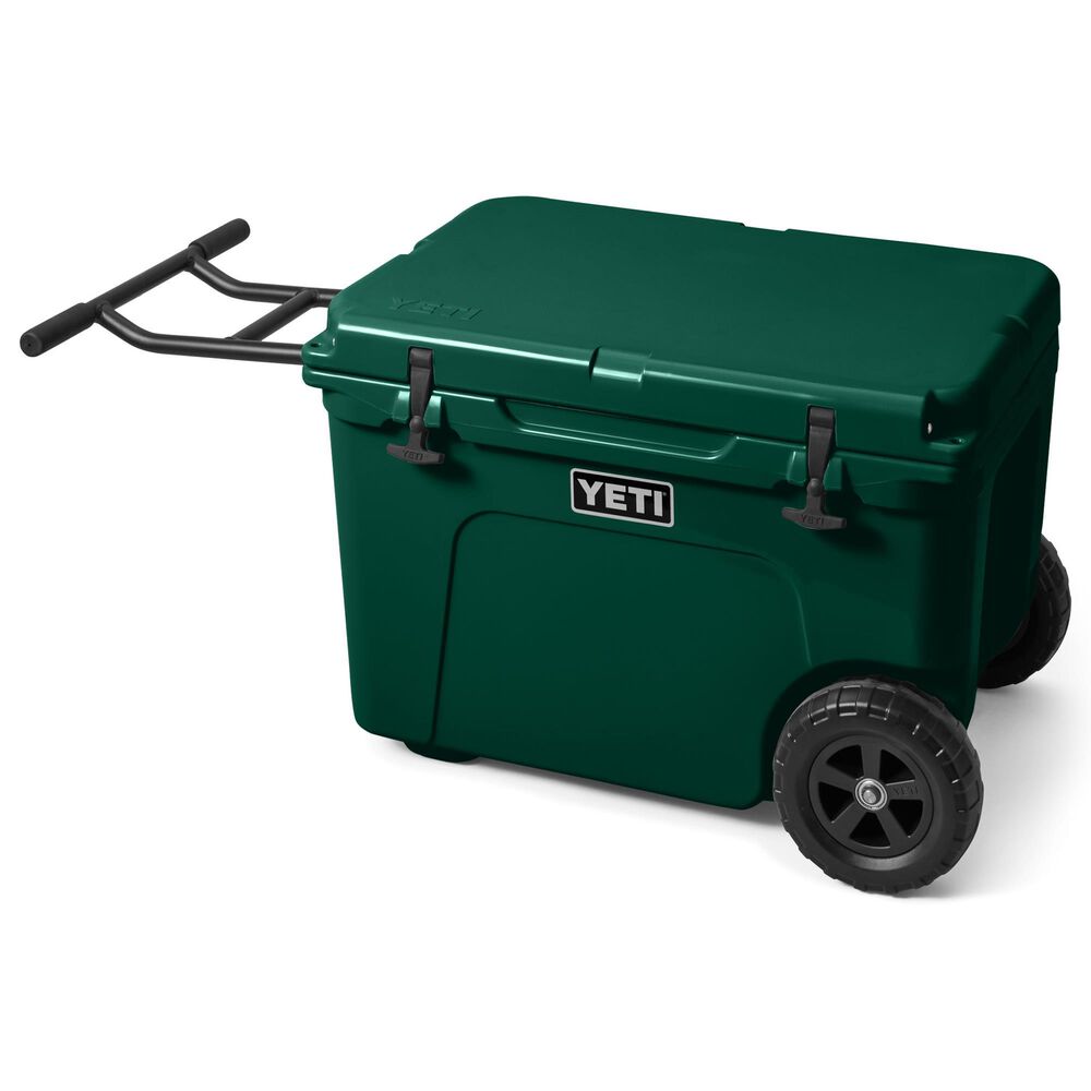 YETI Tundra Haul Wheeled Cooler in Black Forest Green, , large