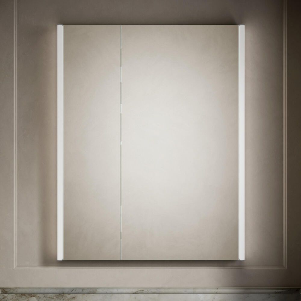 Kohler Maxstow 32" x 40" Lighted Medicine Cabinet in Dark Anodized Aluminum, , large