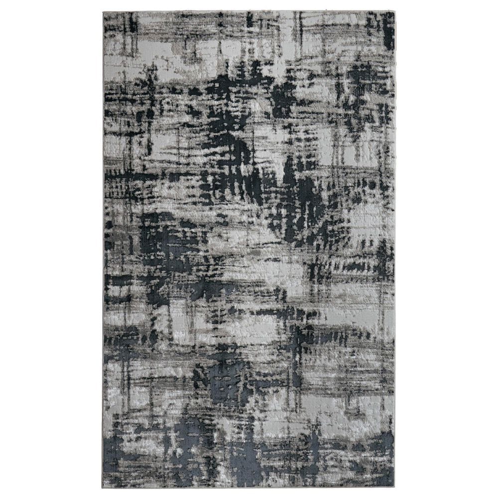 Feizy Rugs Micah 12" x 18" Black Area Rug, , large