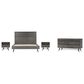 Blue River Makena 4-Piece Queen Bed Set in Grey Acacia, , large