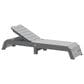 Amish Orchard Urban Outdoor Chaise Lounge in Dove Gray and Slate, , large
