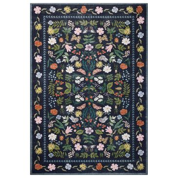 Loloi Canopy Curio Black 6" x 9" Area Rug, , large