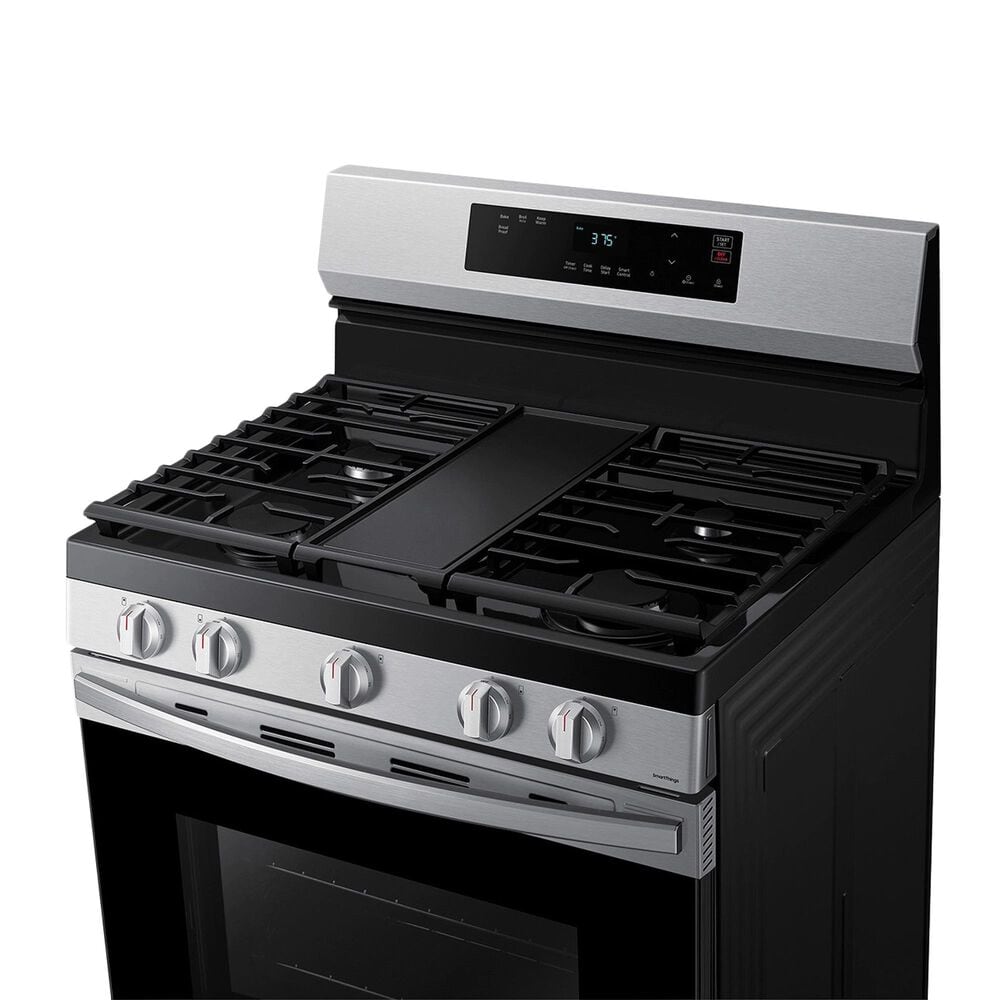 Samsung 6 Cu. Ft. Freestanding Gas Range with Integrated Griddle in Stainless Steel, , large
