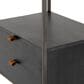 Four Hands Trey 4-Shelf Bookcase in Natural Iron and Black Wash Poplar, , large
