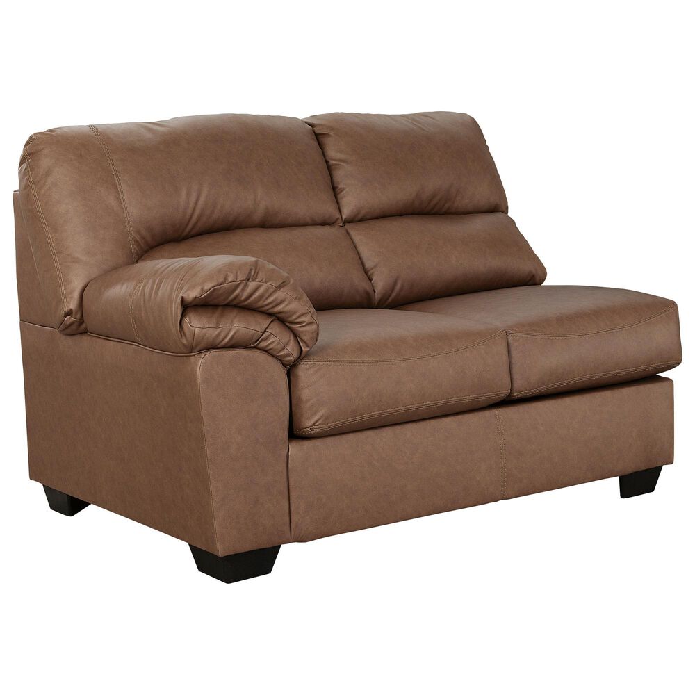 Ashley WillowBend 3-Piece Sectional with RAF Sofa in Caramel, , large
