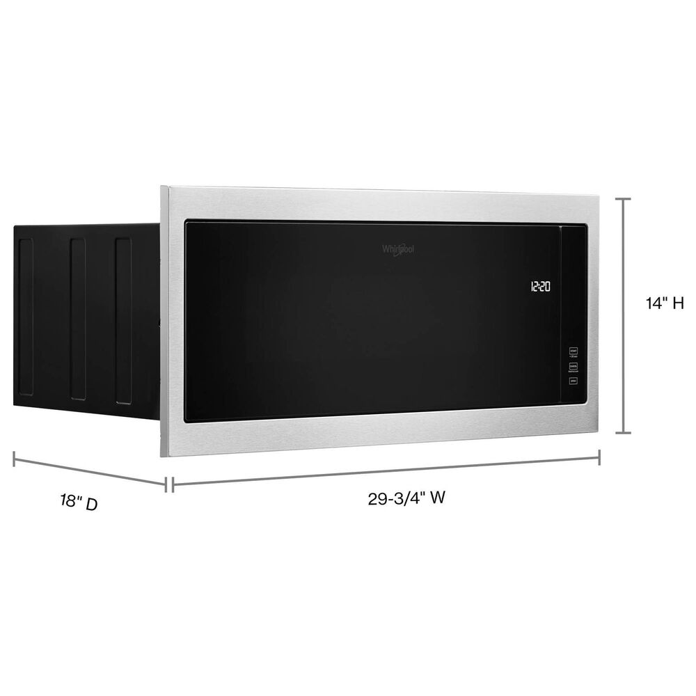 Whirlpool 1.1 Cu. Ft. Built-In Microwave in Stainless Steel, , large
