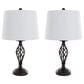 Timberlake Spiral Cage Table Lamp in Oil-Rubbed Bronze (Set of 2), , large