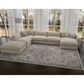 Kas Oriental Rugs Adele Courtney 11"6" x 15"3" Ivory and Grey Area Rug, , large