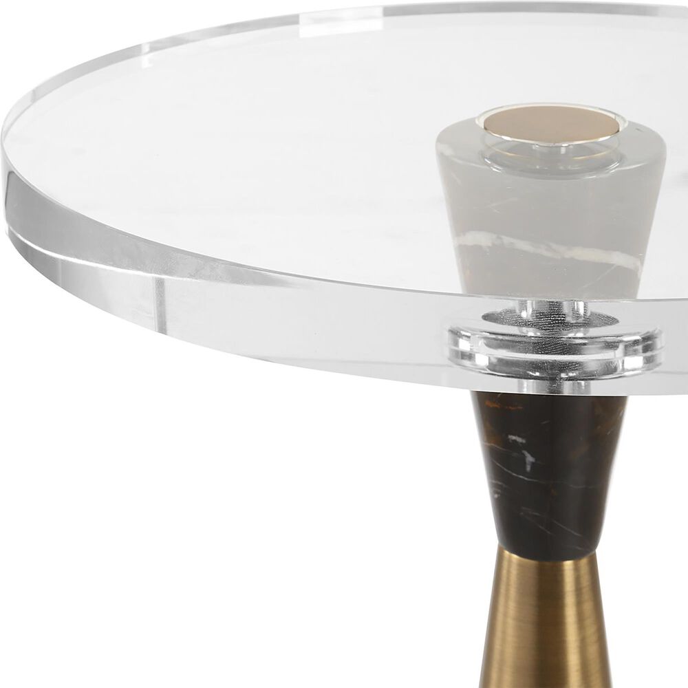 Uttermost Holton Accent Table in Brushed Brass, , large