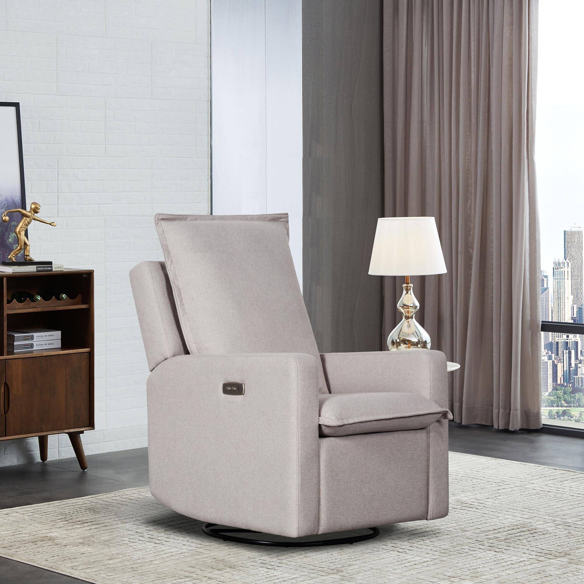 Westwood design elsa swivel hotsell power glider in pearl river