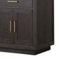 Lexora Home Abbey 72" Double Bathroom Vanity in Brown Oak with 2 cm White Cultured Marble Top and Rectangular Sinks, , large