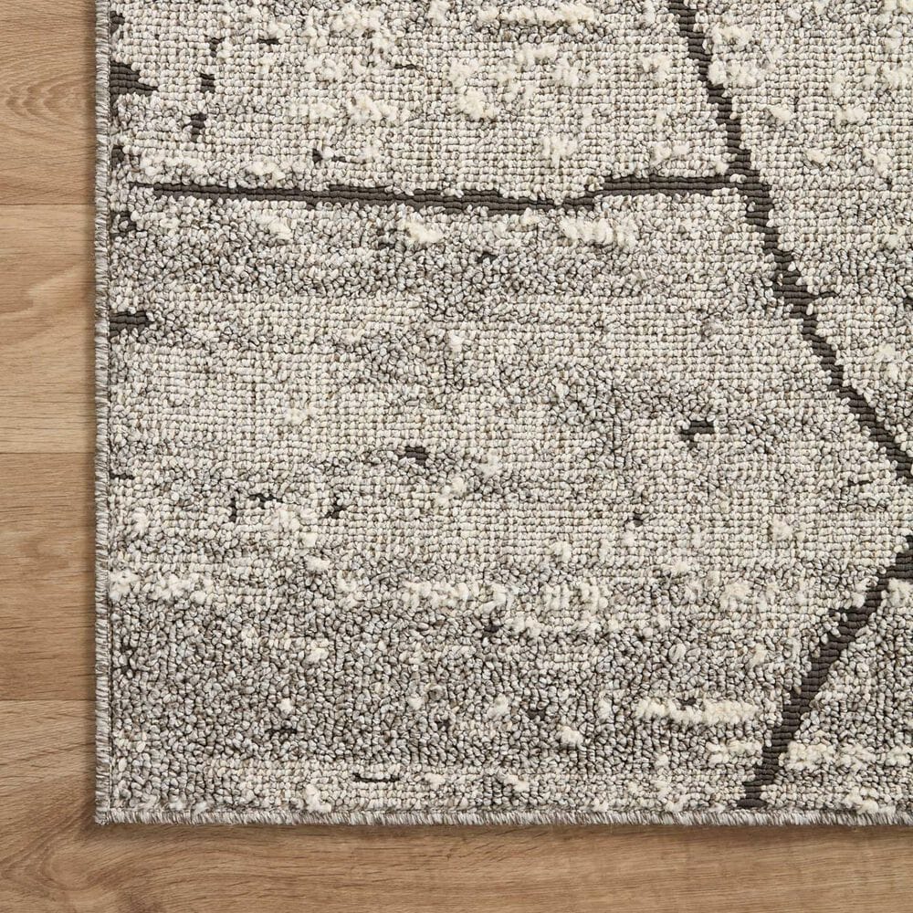 Loloi II Fabian 2&#39;7&quot; x 10&#39; Grey and Charcoal Runner, , large