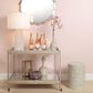 Splendor Living Wildflower Side Table in Cream and Grey, , large