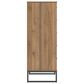 Ashley Deanlow 5-Drawer Chest in Honey Brown and Dark Pewter, , large