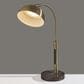 37B Bolton LED Desk Lamp with Smart Switch in Antique Brass and Brown, , large