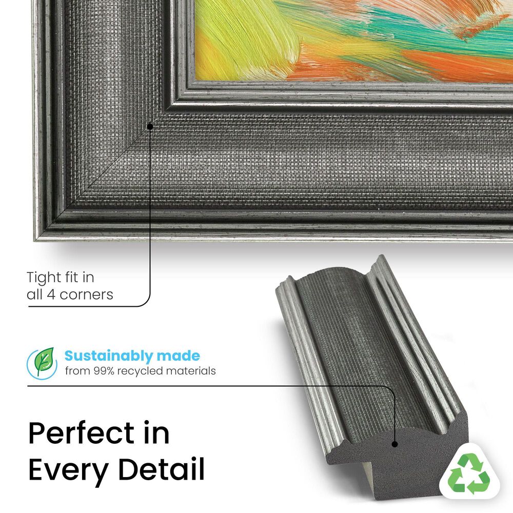 Deco TV Frames Slim 32" Frame Bezel for Samsung the Frame TV in Industrial Iron, , large