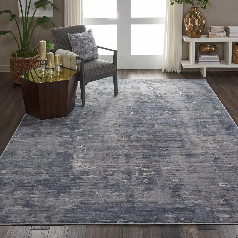 Nourison Rustic Textures RUS05 9&#39;3&quot; x 12&#39;9&quot; Grey Area Rug, , large