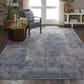 Nourison Rustic Textures RUS05 9"3" x 12"9" Grey Area Rug, , large