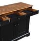 Ashley Wildenauer Dining Room Buffet in Warm Satin Black and Brown, , large