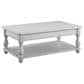 Golden Wave Furniture New Haven 2-Drawer Coffee Table in Oyster Shell, , large