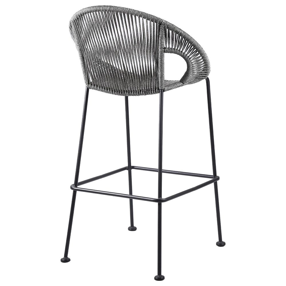 Blue River Acapulco Patio Bar Stool in Gray, , large
