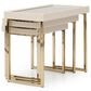 Vista Haus Lisbon 3-Piece Nesting Table Set in Silken Matte Cream, , large