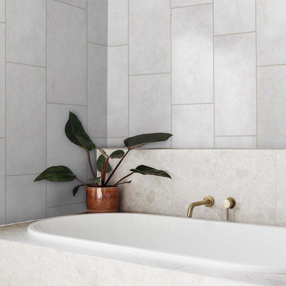 Shaw Crest Fog 12&quot; x 24&quot; Matte Porcelain Tile, , large
