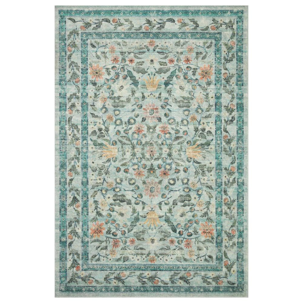 Rifle Paper Co. x Loloi Courtyard 3"6" x 5"6" Eve Sage Area Rug, , large