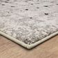 Karastan Epiphany Flux Screen  2" x 3" Alabaster Area Rug, , large