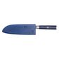 Cangshan Kita 7" Santoku Knife with Sheath in Blue, Black and Silver, , large