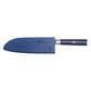 Cangshan Kita 7" Santoku Knife with Sheath in Blue, Black and Silver, , large