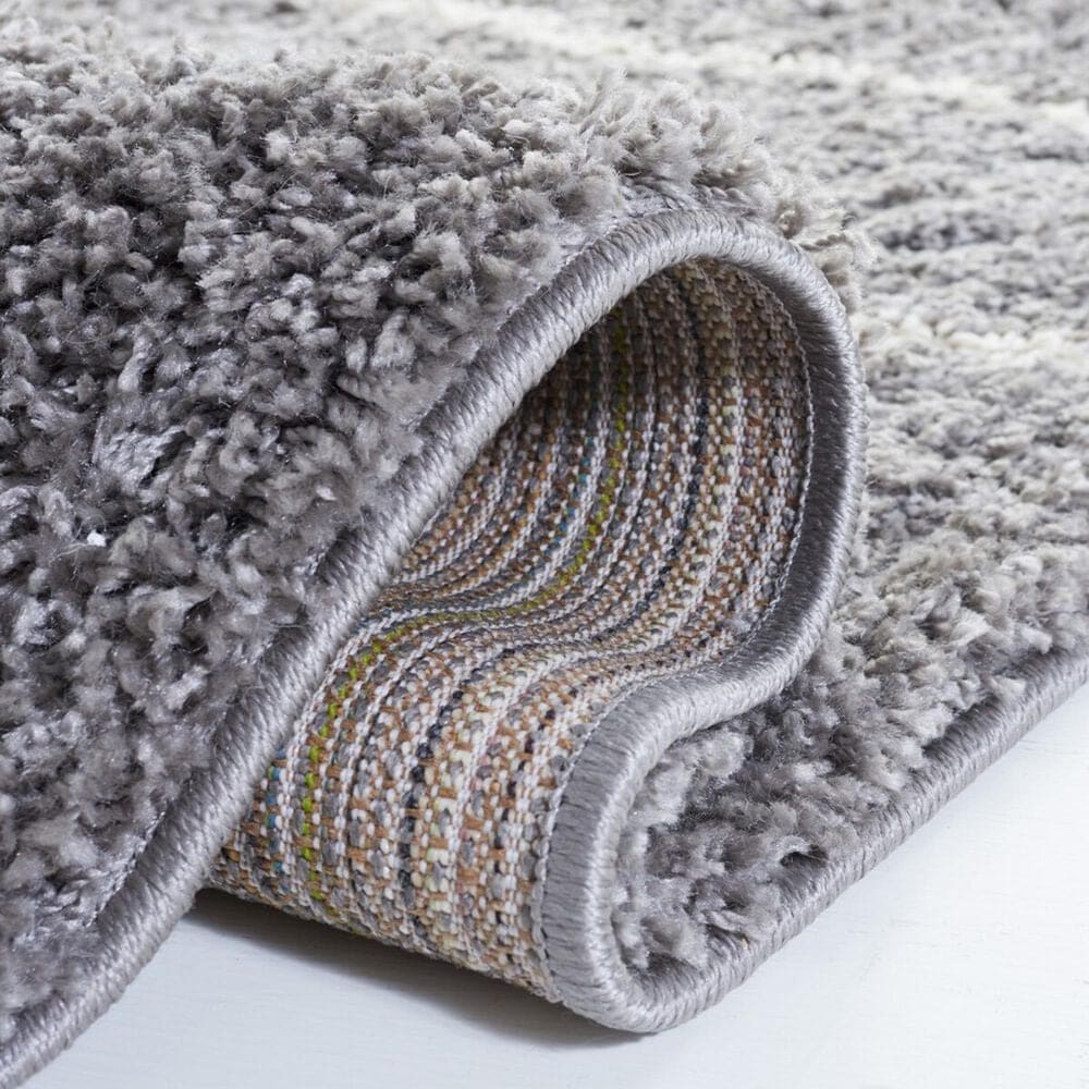 Safavieh Venus Shag VNS604J 2&#39;7&quot; x 5&#39; Grey and Ivory Area Rug, , large