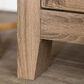 Walker Edison Wasatch 58" Fireplace Glass Wood TV Stand in Driftwood, , large