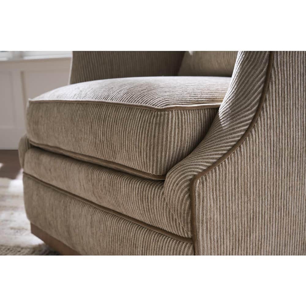 Rowe Furniture Emmerson Swivel Chair in Straw and Nugget, , large