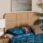 Baxton Studio Lainer Queen Panel Headboard in Natural Brown, , large