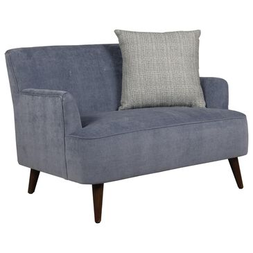 Jonathan Louis Nikki Settee in Lovely French Blue, , large