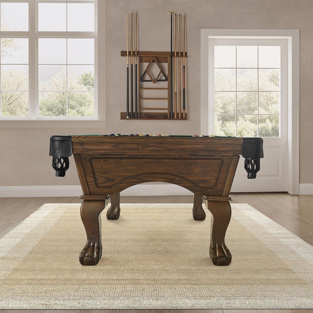 Imperial Hayden 8' Pool Table with Ball and Claw Leg in Russet, , large